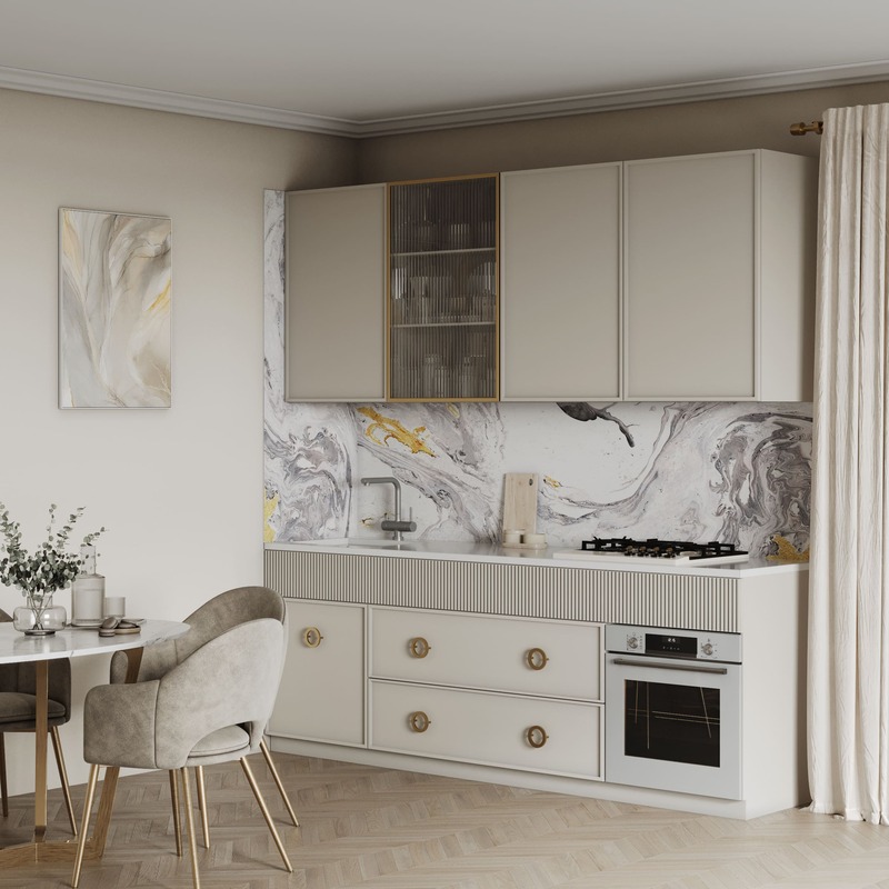 Проект: Прямая кухня «Мини»